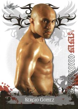 2010 Leaf MMA #11 Sergio Gomez Front