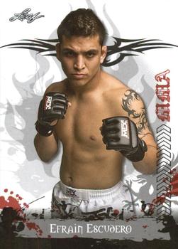 2010 Leaf MMA #12 Efrain Escudero Front