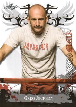 2010 Leaf MMA #13 Greg Jackson Front