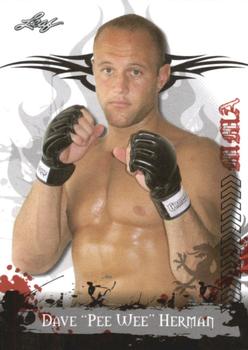 2010 Leaf MMA #57 Dave Herman Front