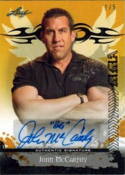 2010 Leaf MMA - Autographs Gold #AUJM3 John McCarthy Front