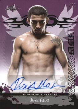 2010 Leaf MMA - Autographs Purple #AU-JA1 Jose Aldo Front