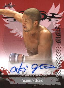 2010 Leaf MMA - Autographs Red #AU-AG1 Akihiro Gono Front