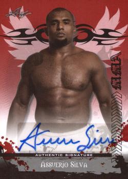 2010 Leaf MMA - Autographs Red #AU-AS2 Assuerio Silva Front