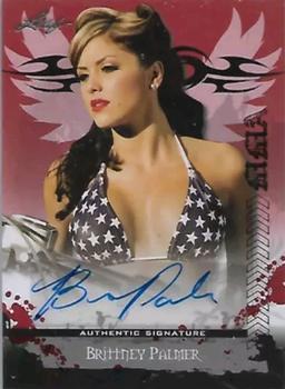 2010 Leaf MMA - Autographs Red #AU-BP1 Brittney Palmer Front