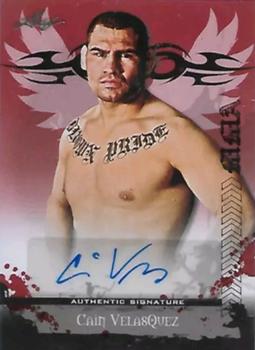 2010 Leaf MMA - Autographs Red #AU-CV1 Cain Velasquez Front