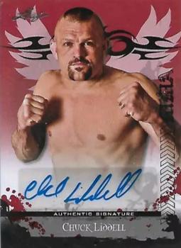 2010 Leaf MMA - Autographs Red #AU-CL2 Chuck Liddell Front