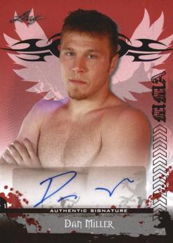 2010 Leaf MMA - Autographs Red #AU-DM1 Dan Miller Front