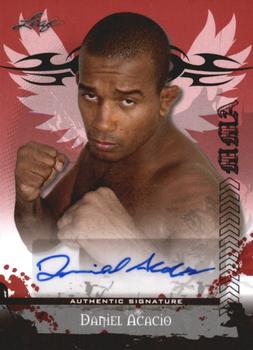 2010 Leaf MMA - Autographs Red #AU-DA1 Daniel Acacio Front