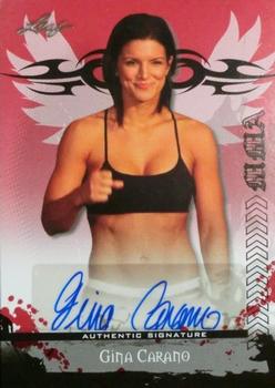 2010 Leaf MMA - Autographs Red #AU-GC1 Gina Carano Front