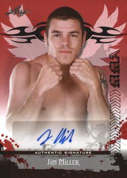 2010 Leaf MMA - Autographs Red #AU-JM1 Jim Miller Front