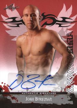 2010 Leaf MMA - Autographs Red #AU-JB2 Josh Burkman Front