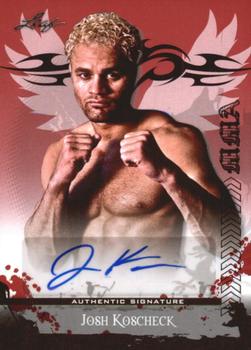 2010 Leaf MMA - Autographs Red #AU-JK1 Josh Koscheck Front