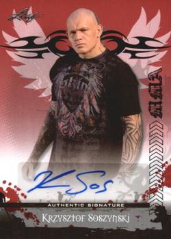 2010 Leaf MMA - Autographs Red #AU-KS1 Krzysztof Soszynski Front