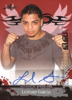2010 Leaf MMA - Autographs Red #AU-LG1 Leonard Garcia Front