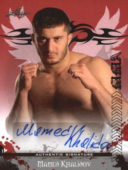 2010 Leaf MMA - Autographs Red #AU-MK1 Mamed Khalidov Front