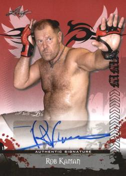 2010 Leaf MMA - Autographs Red #AU-RK1 Rob Kaman Front