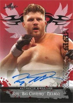 2010 Leaf MMA - Autographs Red #AU-RN1 Roy Nelson Front