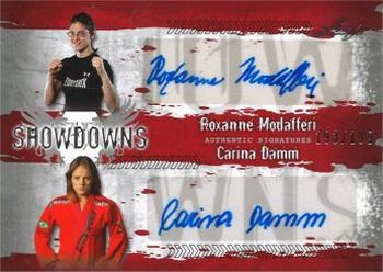 2010 Leaf MMA - Showdowns Dual Autographs Red #RM1/CD1 Roxanne Modafferi / Carina Damm Front