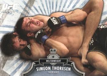 2012 Topps UFC Bloodlines #36 Simeon Thoresen Front
