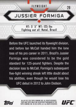2013 Finest UFC #29 Jussier Formiga Back