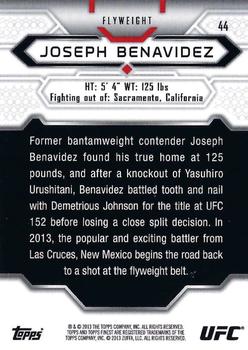 2013 Finest UFC #44 Joseph Benavidez Back