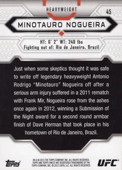 2013 Finest UFC #45 Minotauro Nogueira Back