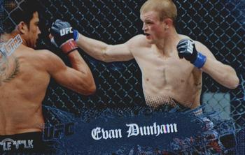 2010 Topps UFC Main Event - Black #95 Evan Dunham Front