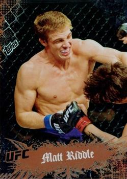 2010 Topps UFC Main Event - Bronze #50 Matt Riddle Front