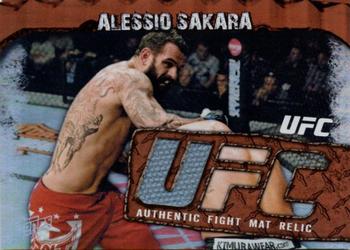 2010 Topps UFC Main Event - Fight Mat Relics Bronze #FMRASK Alessio Sakara Front