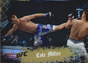 2010 Topps UFC Main Event - Gold #34 Cole Miller Front