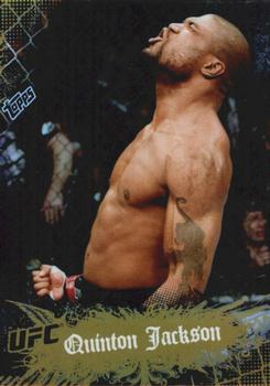 2010 Topps UFC Main Event - Gold #37 Quinton Jackson Front