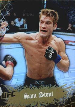 2010 Topps UFC Main Event - Gold #45 Sam Stout Front