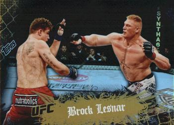 2010 Topps UFC Main Event - Gold #66 Brock Lesnar Front