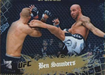2010 Topps UFC Main Event - Gold #102 Ben Saunders Front
