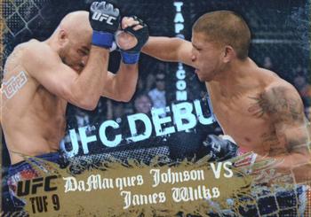 2010 Topps UFC Main Event - Gold #113 DaMarques Johnson / James Wilks Front