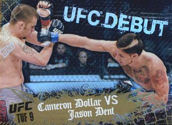 2010 Topps UFC Main Event - Gold #116 Cameron Dollar / Jason Dent Front