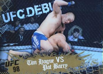 2010 Topps UFC Main Event - Gold #121 Tim Hague / Pat Barry Front