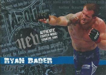 2010 Topps UFC Main Event - Tapout Relics #TTR-RB Ryan Bader Front