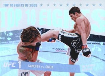 2010 Topps UFC Main Event - Top 10 Fights of 2009 #2 Diego Sanchez / Clay Guida Front