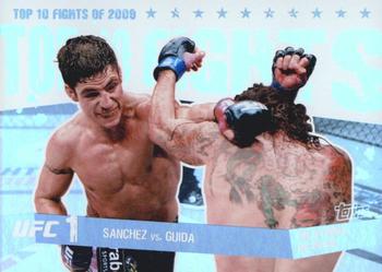 2010 Topps UFC Main Event - Top 10 Fights of 2009 #3 Diego Sanchez / Clay Guida Front