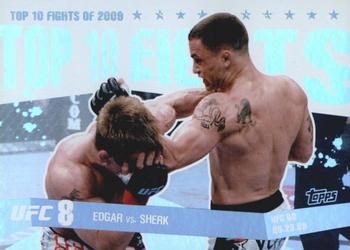 2010 Topps UFC Main Event - Top 10 Fights of 2009 #22 Frankie Edgar / Sean Sherk Front