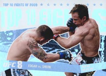 2010 Topps UFC Main Event - Top 10 Fights of 2009 #24 Frankie Edgar / Sean Sherk Front