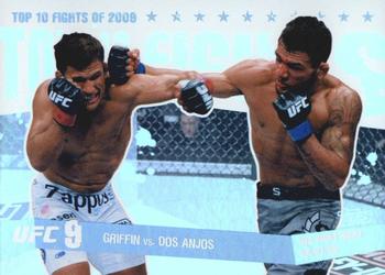2010 Topps UFC Main Event - Top 10 Fights of 2009 #26 Tyson Griffin / Rafael dos Anjos Front