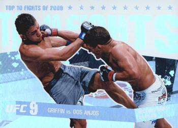2010 Topps UFC Main Event - Top 10 Fights of 2009 #27 Tyson Griffin / Rafael dos Anjos Front