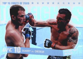2010 Topps UFC Main Event - Top 10 Fights of 2009 #29 Nate Quarry / Tim Credeur Front