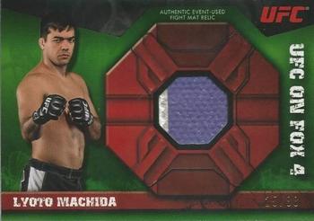 2013 Topps UFC Knockout - Fight Mat Relics Green #FMR-LM Lyoto Machida Front