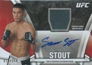 2013 Topps UFC Knockout - Fighter Relics Autographs #KAR-SS Sam Stout Front