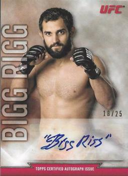 2013 Topps UFC Knockout - Notable Nicknames Autographs #NN-JH Johny Hendricks Front