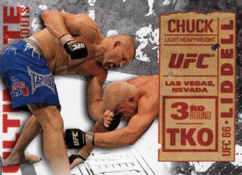 2013 Topps UFC Knockout - Ultimate Knockouts #UKO-25 Chuck Liddell Front